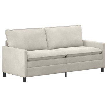 vidaXL Σετ Καναπέ 2 τεμ. Κρεμ Βελούδο 196x81x87,5cm  Διθέσιος