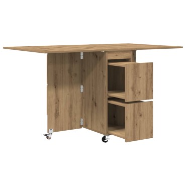 vidaXL Τραπέζι φαγητού 140x80x77cm Επεξεργασμένο Ξύλο Ορθογώνιος 1 τεμ.