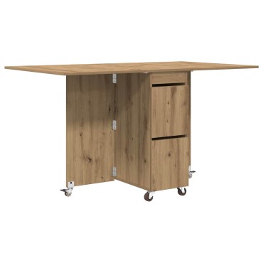 vidaXL Τραπέζι φαγητού 140x80x77cm Επεξεργασμένο Ξύλο Ορθογώνιος 1 τεμ.