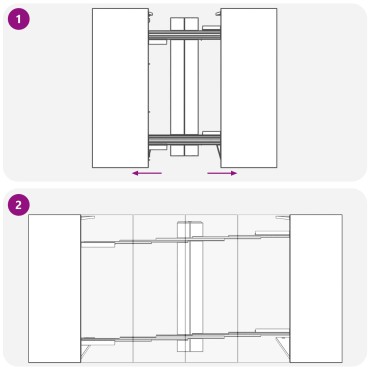 vidaXL Τραπέζι φαγητού 180x85x75cm Επεξεργασμένο Ξύλο Μαύρη Δρυς 1 τεμ.