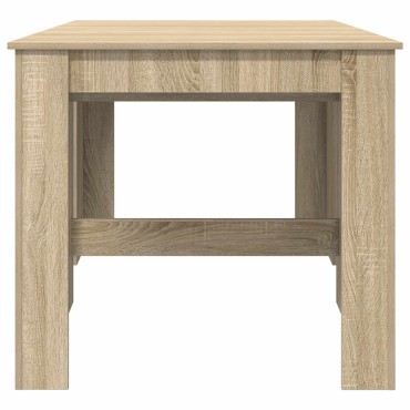 vidaXL Τραπέζι φαγητού 180x85x75cm Επεξεργασμένο Ξύλο Sonoma Δρυς 1 τεμ.