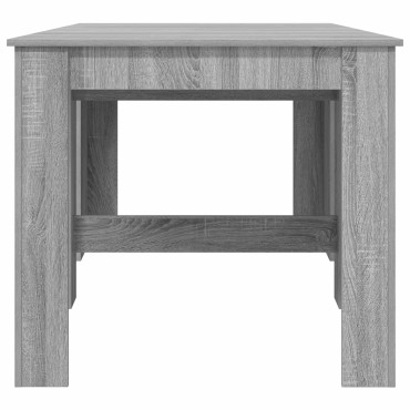 vidaXL Τραπέζι φαγητού 180x85x75cm Επεξεργασμένο Ξύλο Γκρι Sonoma 1 τεμ.