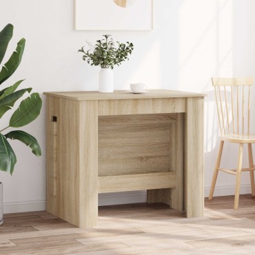 vidaXL Τραπέζι φαγητού 240x85x75cm Επεξεργασμένο Ξύλο Sonoma Δρυς 1 τεμ.