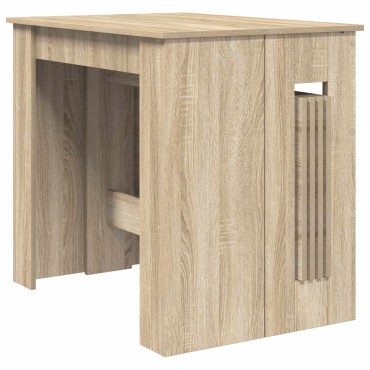 vidaXL Τραπέζι φαγητού 240x85x75cm Επεξεργασμένο Ξύλο Sonoma Δρυς 1 τεμ.