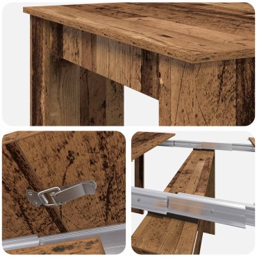 vidaXL Τραπέζι φαγητού 240x85x75cm Επεξεργασμένο Ξύλο 1 τεμ.