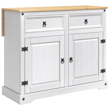 vidaXL Σετ Νησίδας Κουζίνας 3 τμχ. CORONA Λευκό και Κερί Μελιού