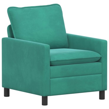 vidaXL Καναπές Τιρκουάζ 76x81x87,5cm Βελούδο