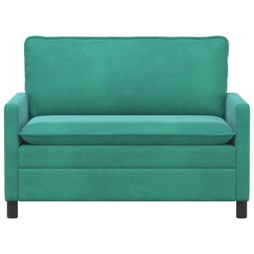 vidaXL Καναπές Τιρκουάζ 126x81x87,5cm Βελούδο