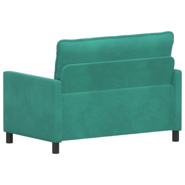 vidaXL Καναπές Τιρκουάζ 126x81x87,5cm Βελούδο