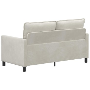 vidaXL Καναπές Κρεμ 156x81x87,5cm Βελούδο