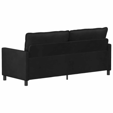 vidaXL Καναπές Μαύρο 196x81x87,5cm Βελούδο
