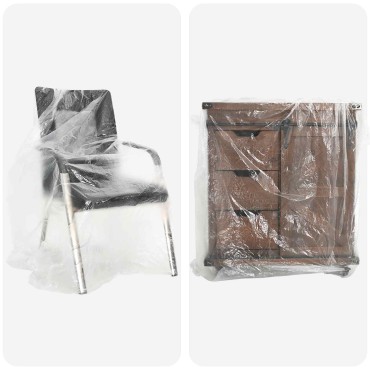 vidaXL Φύλλο σκόνης 12 τμχ. Διαφανές 400 x 500 cm HDPE