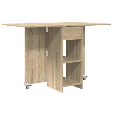vidaXL Τραπέζι φαγητού 115x70x75cm Επεξεργασμένο Ξύλο 1 τεμ.