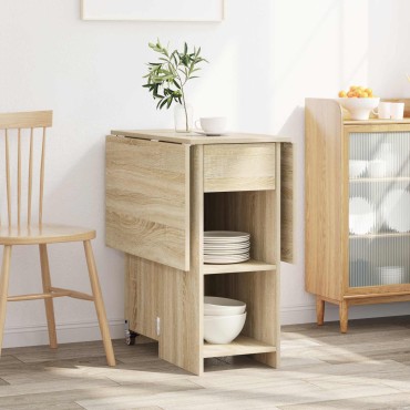 vidaXL Τραπέζι φαγητού 115x70x75cm Επεξεργασμένο Ξύλο 1 τεμ.