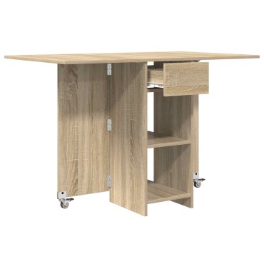 vidaXL Τραπέζι φαγητού 115x70x75cm Επεξεργασμένο Ξύλο 1 τεμ.