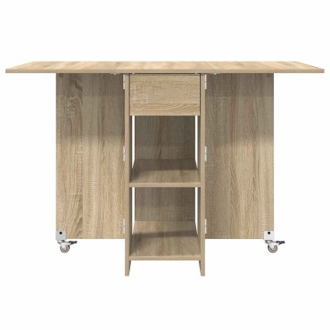 vidaXL Τραπέζι φαγητού 115x70x75cm Επεξεργασμένο Ξύλο 1 τεμ.