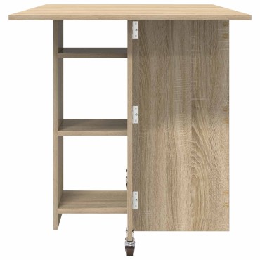 vidaXL Τραπέζι φαγητού 115x70x75cm Επεξεργασμένο Ξύλο 1 τεμ.