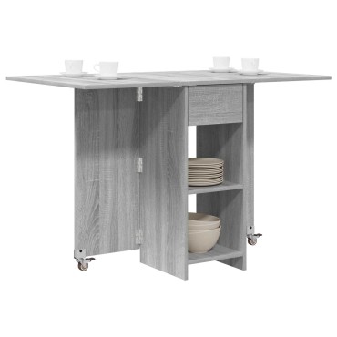 vidaXL Τραπέζι φαγητού 115x70x75cm Επεξεργασμένο Ξύλο 1 τεμ.