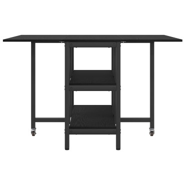 vidaXL Τραπέζι φαγητού 122x80x76,5cm Επεξεργασμένο Ξύλο 1 τεμ.