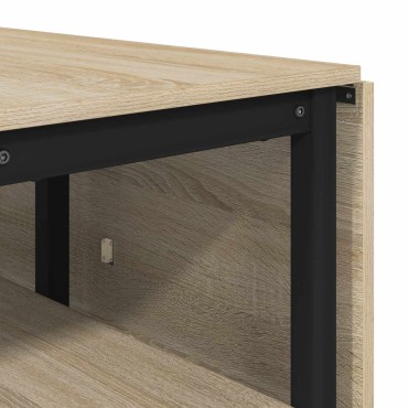 vidaXL Τραπέζι φαγητού 122x80x76,5cm Επεξεργασμένο Ξύλο 1 τεμ.