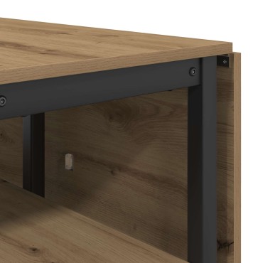 vidaXL Τραπέζι φαγητού 122x80x76,5cm Επεξεργασμένο Ξύλο 1 τεμ.