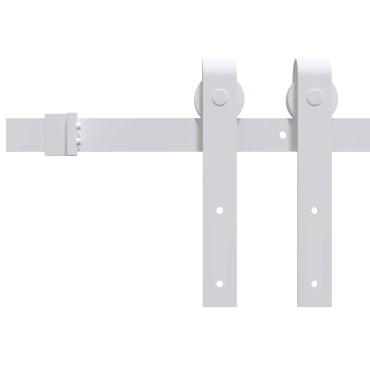 vidaXL Συρόμενη Πόρτα 70 x 210 cm Συμπαγές Ξύλο Πεύκου (Ακατέργαστο)