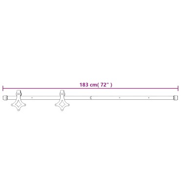 vidaXL Συρόμενη Πόρτα 90 x 210 cm Μασίφ Ξύλο Πεύκου Φυσικό και Λευκό