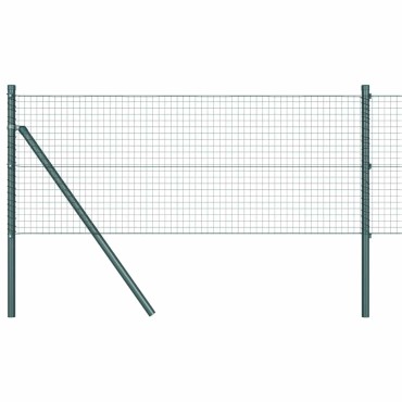 vidaXL Στύλος Περιφράξεων Πράσινο 2500x3,2x50cm