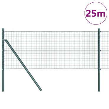 vidaXL Στύλος Περιφράξεων Πράσινο 2500x3,2x50cm