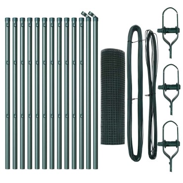 vidaXL Στύλος Περιφράξεων Πράσινο 2500x3,2x50cm