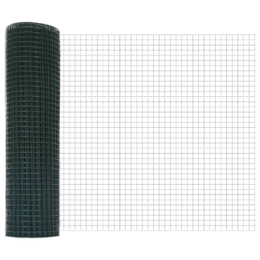 vidaXL Στύλος Περιφράξεων Πράσινο 2500x3,2x50cm