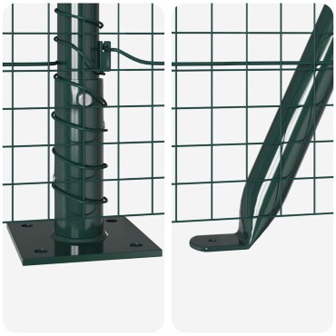 vidaXL Στύλος Περιφράξεων Πράσινο 2500x3,2x50cm