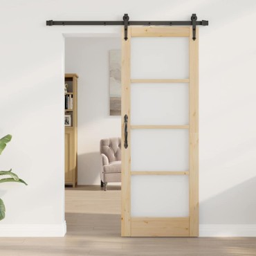 vidaXL Συρόμενη Πόρτα ORKDAL 73,5 x 198,5 εκ. Φυσικό