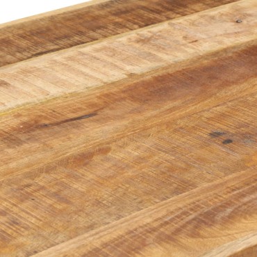 vidaXL Τραπεζαρία 120x60x75cm από Μασίφ Ακατέργαστο Ξύλο Μάνγκο 1 τεμ.