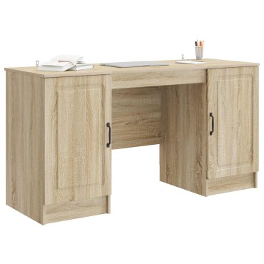vidaXL Γραφείο Sonoma Δρυς 142,5x50x75cm Επεξεργασμένο Ξύλο 1 τεμ.