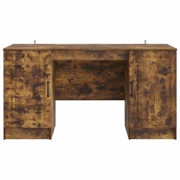 vidaXL Γραφείο Καπνισμένο Ξύλο Δρυός 142,5x50x75cm 1 τεμ.
