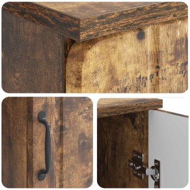 vidaXL Γραφείο Καπνισμένο Ξύλο Δρυός 142,5x50x75cm 1 τεμ.