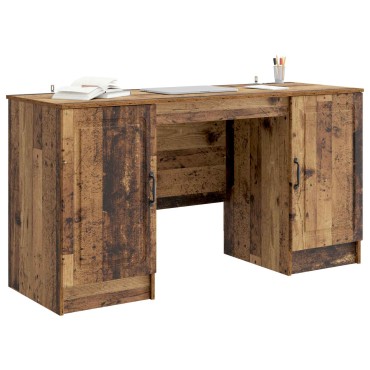 vidaXL Γραφείο Παλαιωμένο ξύλο 142,5x50x75cm Επεξεργασμένο Ξύλο 1 τεμ.