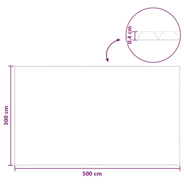 vidaXL Ηλιακή Κάλυψη Πισίνας Βαρέως Τύπου 500 x 300 εκ 200 μμ