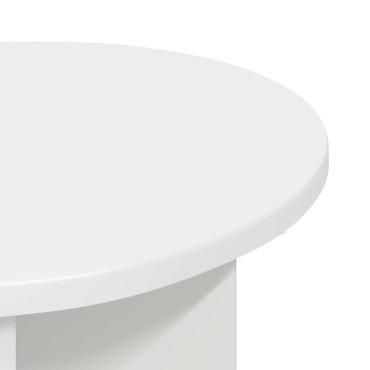 vidaXL Τραπεζάκι Πλευράς 2 τεμ. Λευκό 39x38cm Επεξεργασμένο Ξύλο