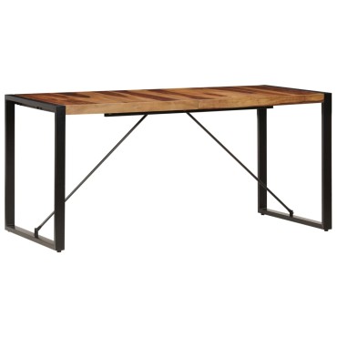vidaXL Τραπεζαρία 160x80x75cm από Μασίφ Ξύλο Ακακίας 1 τεμ.