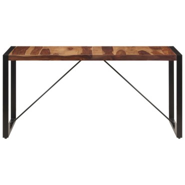 vidaXL Τραπεζαρία 160x80x75cm από Μασίφ Ξύλο Ακακίας 1 τεμ.