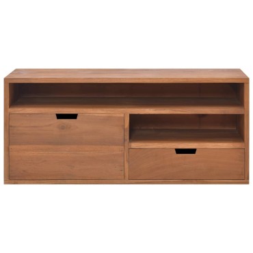vidaXL Έπιπλο Τηλεόρασης 90x30x40cm από Μασίφ Ξύλο Teak