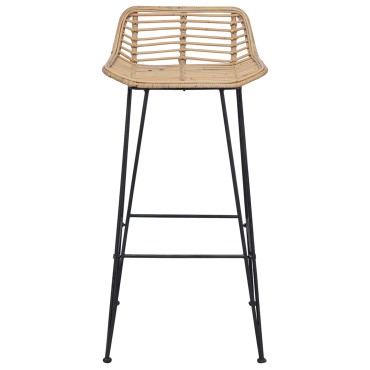 vidaXL Καρέκλα Μπαρ 44x46x91cm Ράβδος Σίδερο Διάμετρος 10mm 1 τεμ.