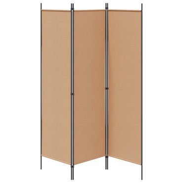 vidaXL Διαχωριστικό Δωματίου Μπεζ 150x180cm Ύφασμα 1 τεμ.
