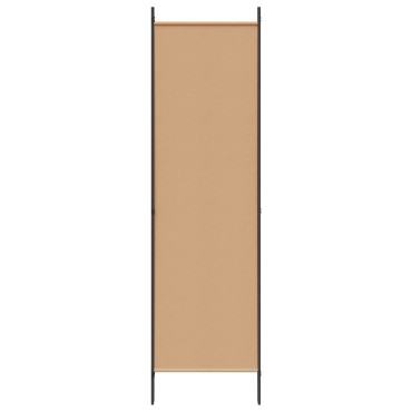 vidaXL 4-Πίνακας Διαχωριστικός Μπεζ 200x180cm Ύφασμα