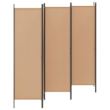 vidaXL Διαχωριστικό Δωματίου 6-Πάνελ Μπεζ 300x180cm Ύφασμα 1 τεμ.