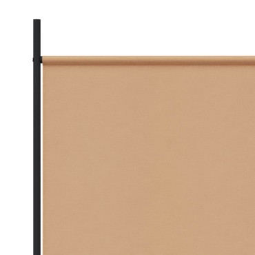 vidaXL Μονοπλάκι Διαχωριστής Δωματίου Μπεζ 175x180cm Ύφασμα