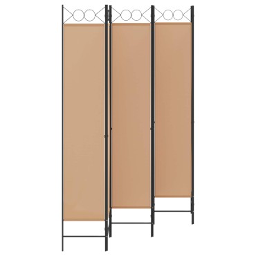 vidaXL Διαχωριστικό Δωματίου 6-Πάνελ Μπεζ 240x220cm Ύφασμα 1 τεμ.