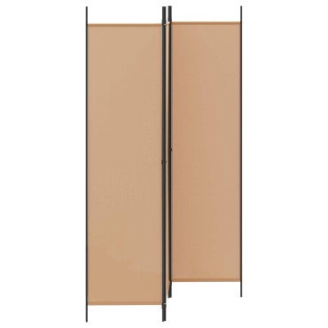 vidaXL 3-Panel Room Divider Μπεζ 150x200cm Ύφασμα